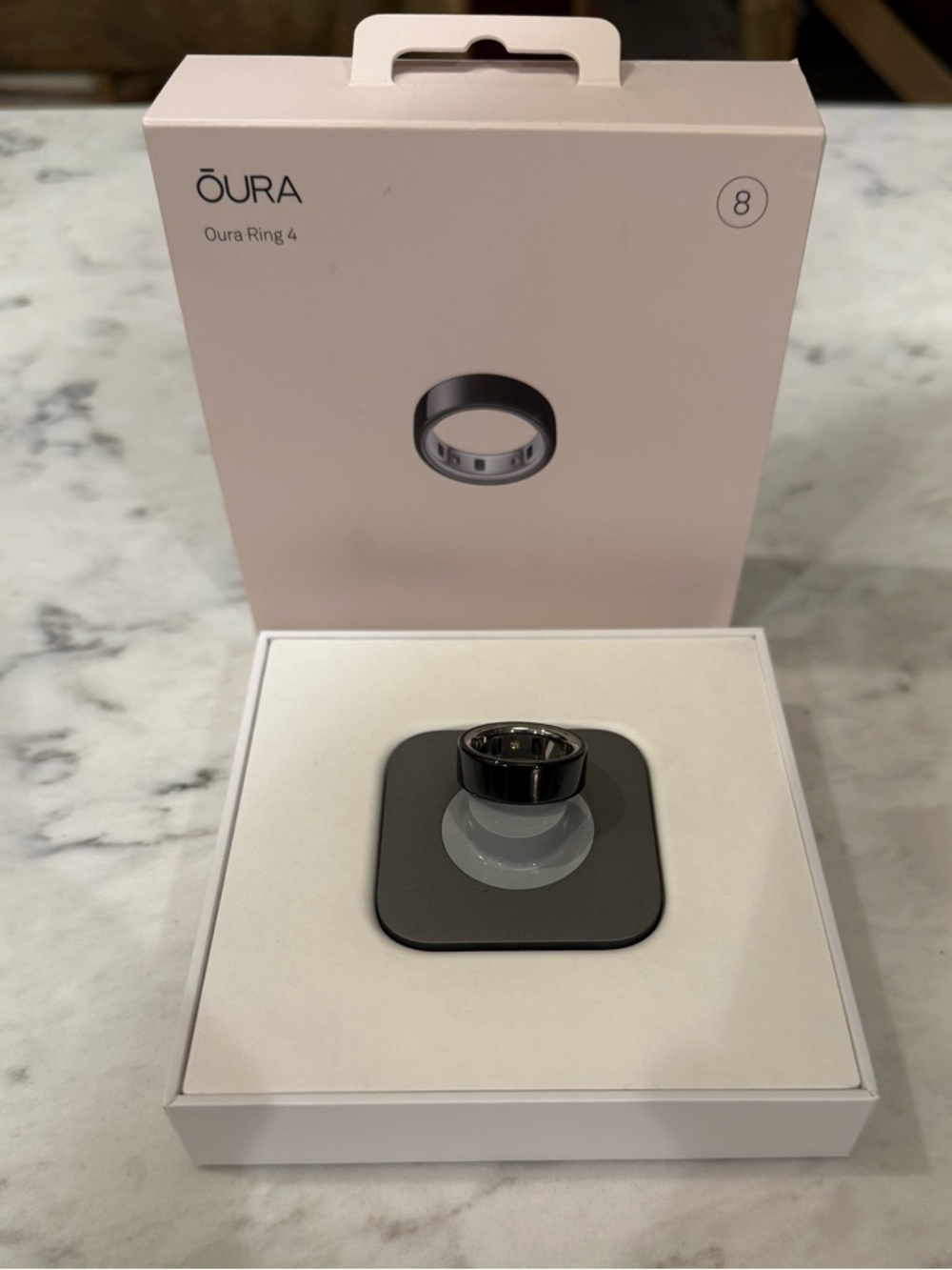 Oura Ring 4 by Oura - Glossy Black Smart Ring